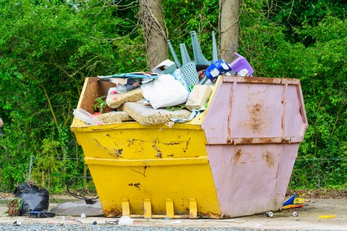 Professional team conducting house clearance in Cranford