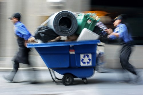 Recycling and disposal during loft clearance